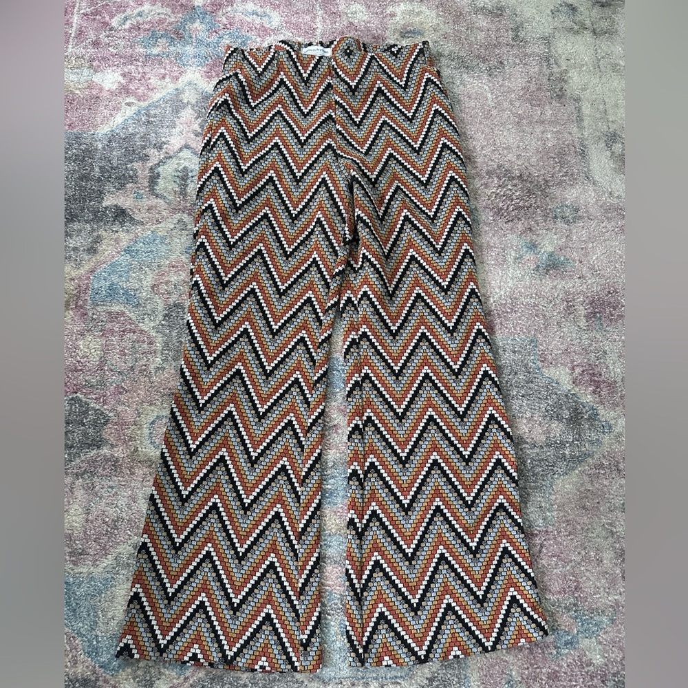Urban Outfitters Flare Pants Elastic Waist Bohemian Style Size Medium